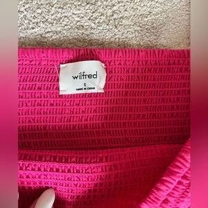 Aritzia Wilfred saga blouse